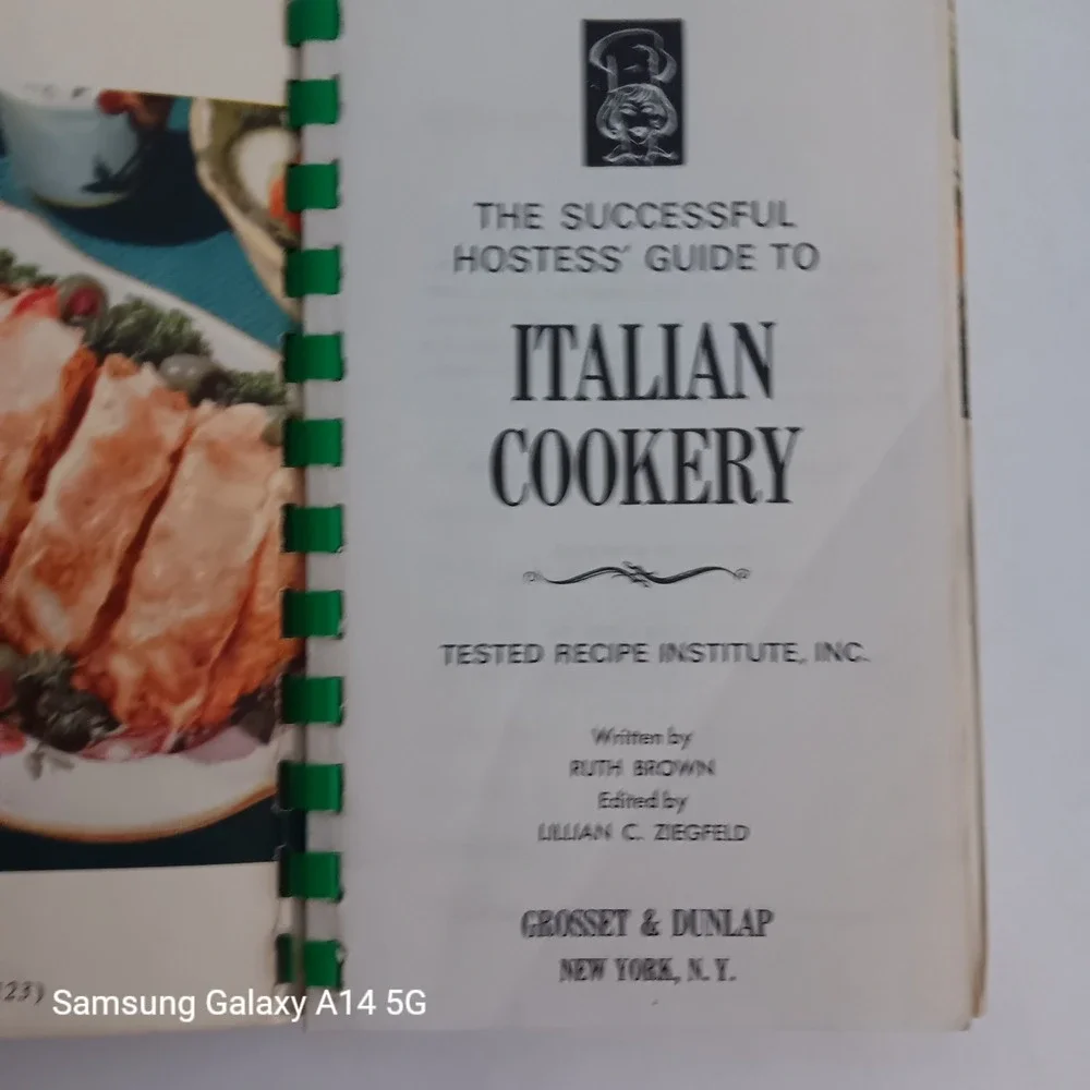 TESTED RECIPE Institute Cookbook Lot 2 Vintage 1968 Italian Meat Dishes